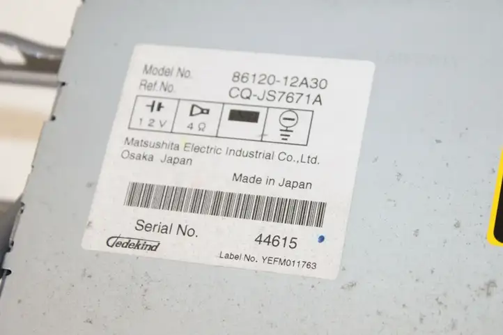 Toyota Corolla E140 E150 (2007 - 2013) 8612012A30 Магнитола / мультимедийная система — фото 5