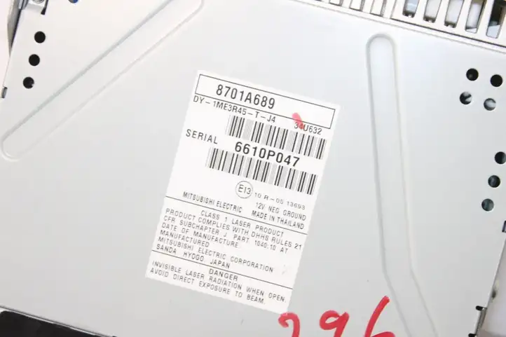 Mitsubishi ASX (2017 - 2019) 8701A689 Магнитола / мультимедийная система — фото 5