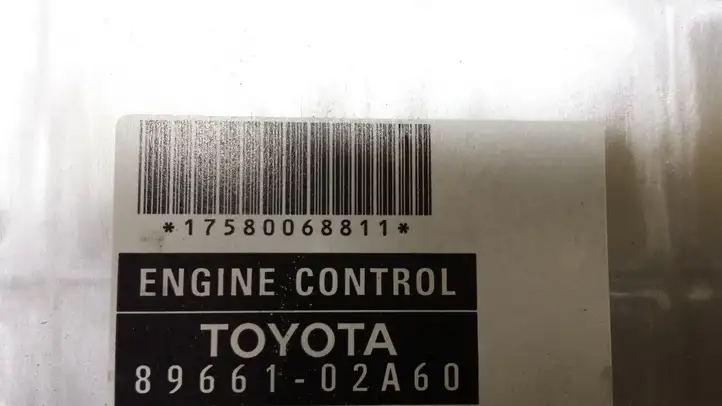 Toyota Corolla E120 E130 (2000 - 2004) 8966102A60 Блок управления двигателем (ЭБУ) — фото 3