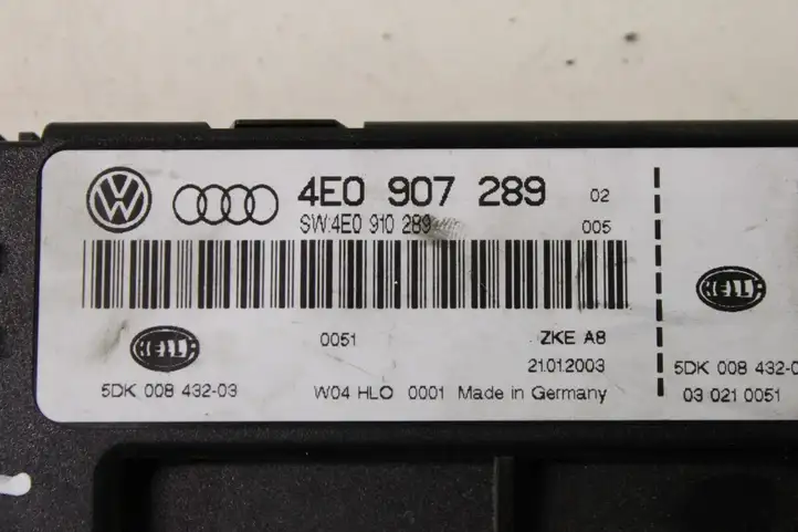 Audi A8 S8 D2 4D (1999 - 2002) 4E0907289 Модуль комфорта — фото 2