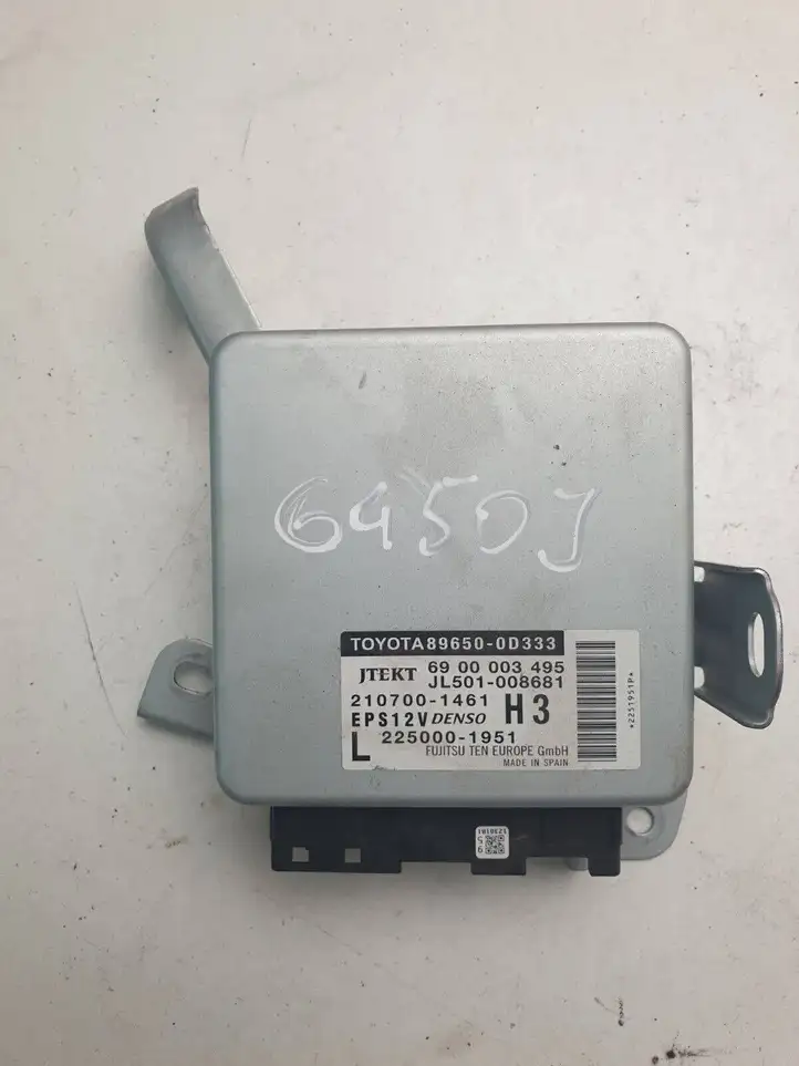 Toyota Yaris (2014 - 2019) 89650-0D333 Блок управления усилителем руля — фото 1
