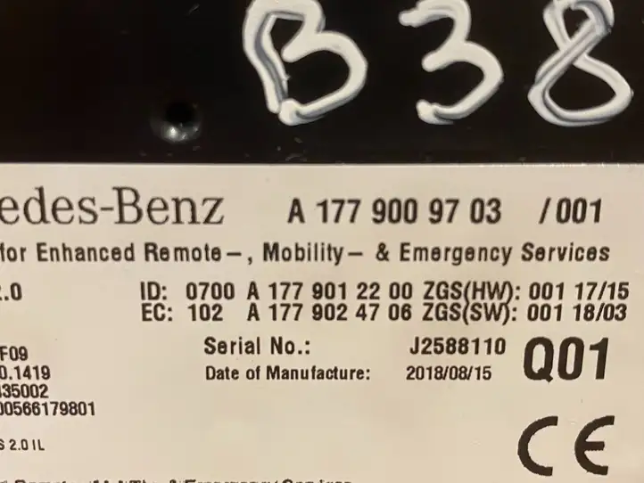 Mercedes-Benz Sprinter W907 W910 (2018 - ) A1779009703 Прочие блоки управления — фото 2