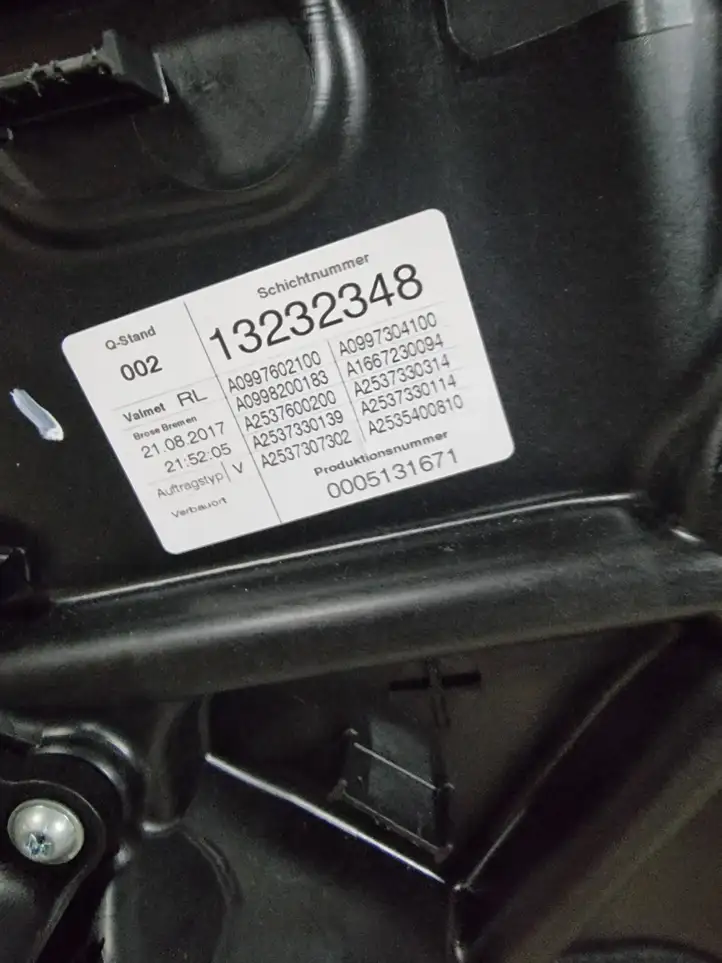Mercedes-Benz GLC X253/C253 (2015 - ) A0997602100 Стеклоподъемник передней двери (комплект) — фото 2