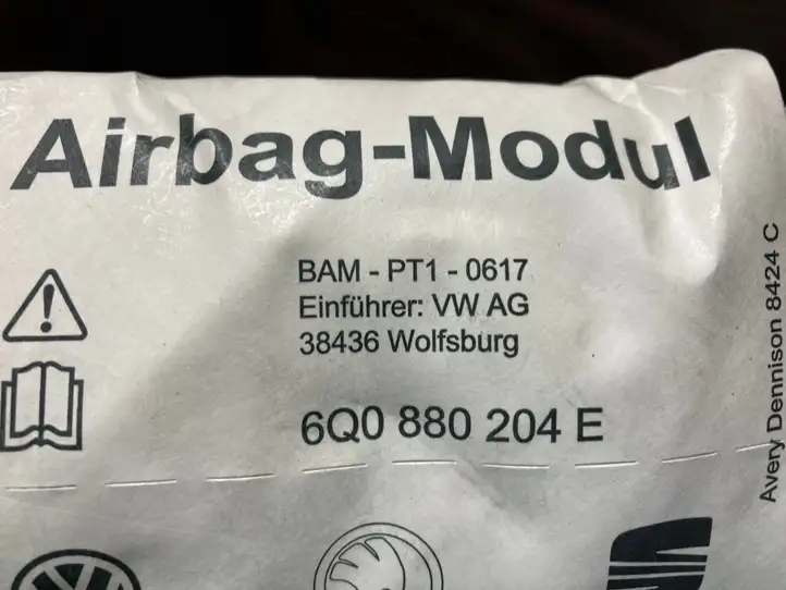 Volkswagen Polo (2001 - 2005) 6Q0880204E Подушка безопасности пассажира — фото 5