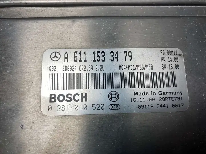 Mercedes-Benz Sprinter W901 W902 W903 W904 (1995 - 2007) A6111533479 Блок управления двигателем (ЭБУ) — фото 2