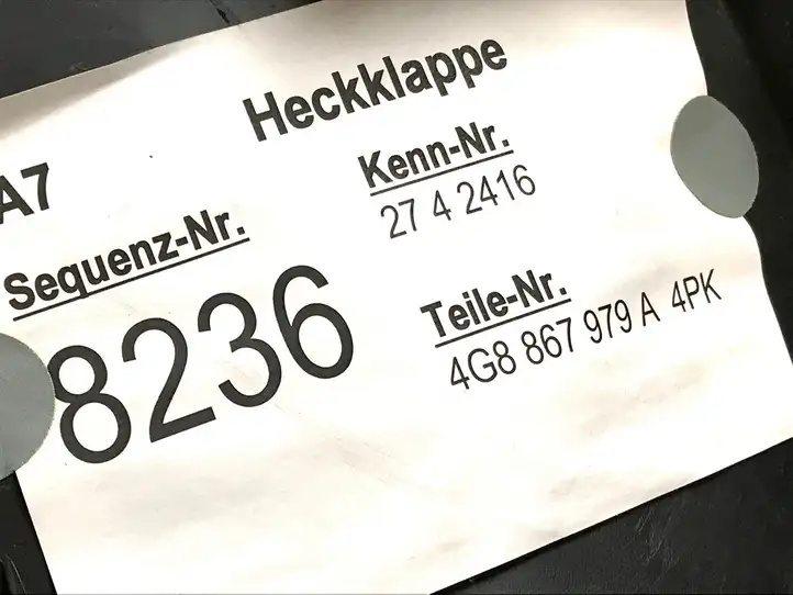 Audi A7 S7 4G (2010 - 2014) 4G8867979A Обшивка багажника — фото 3
