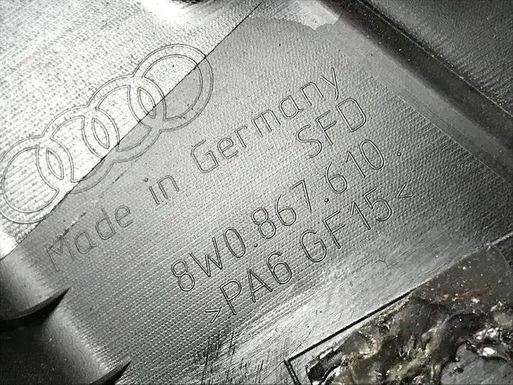 Audi A4 S4 B9 (2015 - 2019) 8W0867610 Накладка стекла передней двери — фото 3