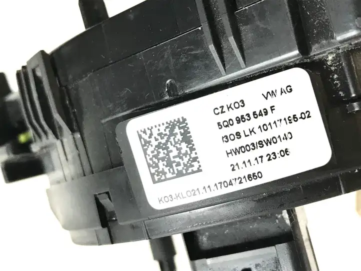 Skoda Octavia Mk3 (5E) (2013 - 2019) 5Q0953549F Контактное кольцо SRS — фото 4