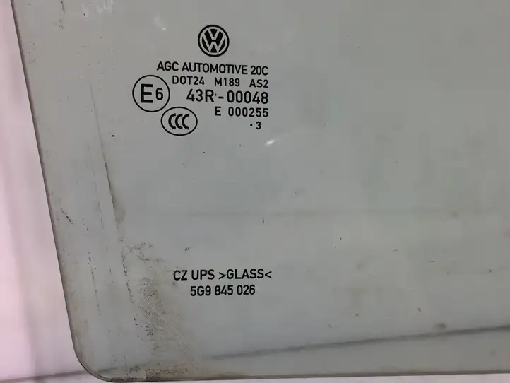 Volkswagen Golf VII (2013 - 2019) 5G9845026 Стекло задней двери — фото 2