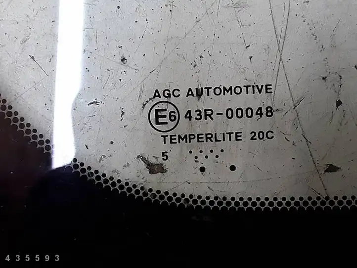 Toyota Aygo AB40 (2014 - 2018) E643R00048 Заднее боковое стекло — фото 3