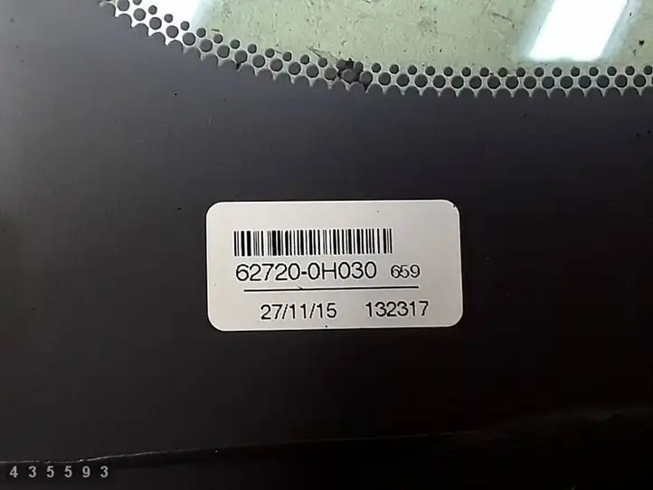 Toyota Aygo AB40 (2014 - 2018) E643R00048 Заднее боковое стекло — фото 4