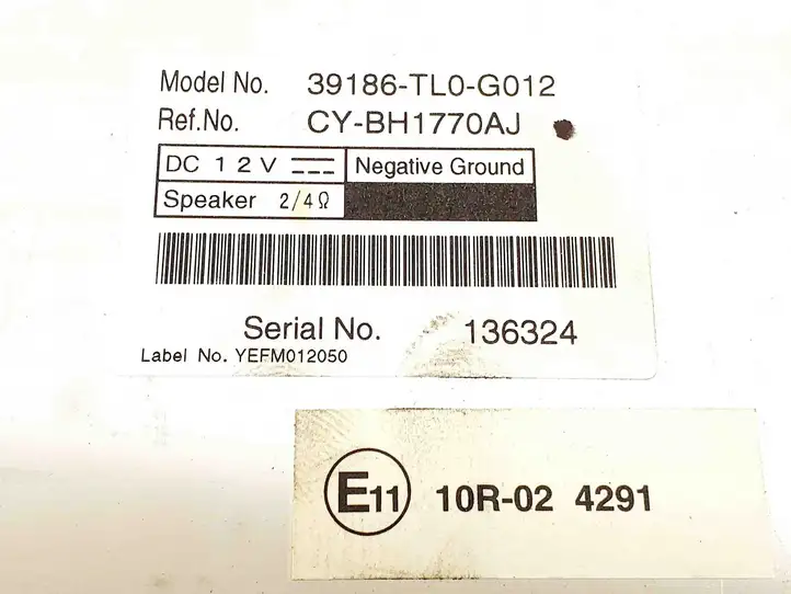 Honda Accord (2008 - 2016) 39186TL0G012 Усилитель звука — фото 3