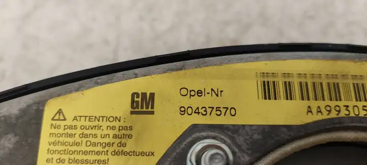 Opel Astra G (1998 - 2004) 90437570 Подушка безопасности руля — фото 5