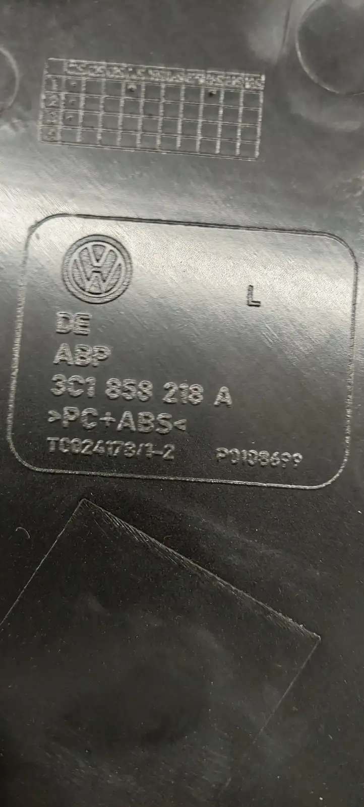 Volkswagen PASSAT B6 (2005 - 2010) 3C1858218A Боковая отделка панели приборов — фото 4