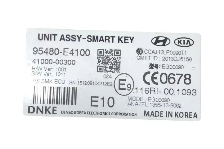 Kia Soul (2014 - 2016) 95480E4100 Прочие блоки управления — фото 5