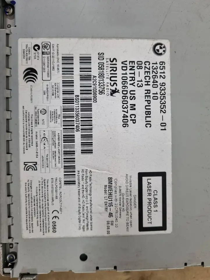 BMW 4 F32 F33 (2013 - 2017)  9335352 Радио/ проигрыватель CD/DVD / навигация