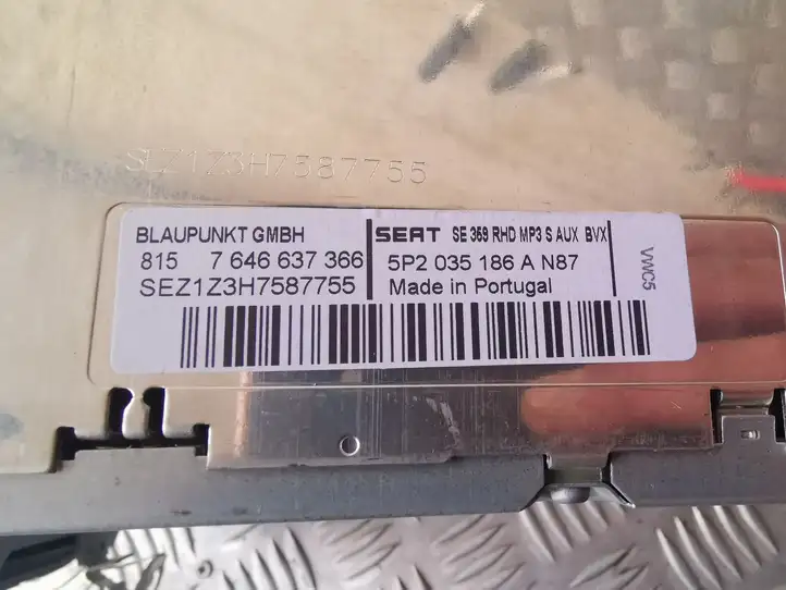 Seat Altea (2004 - 2009) 7646637366 Магнитола / мультимедийная система — фото 5