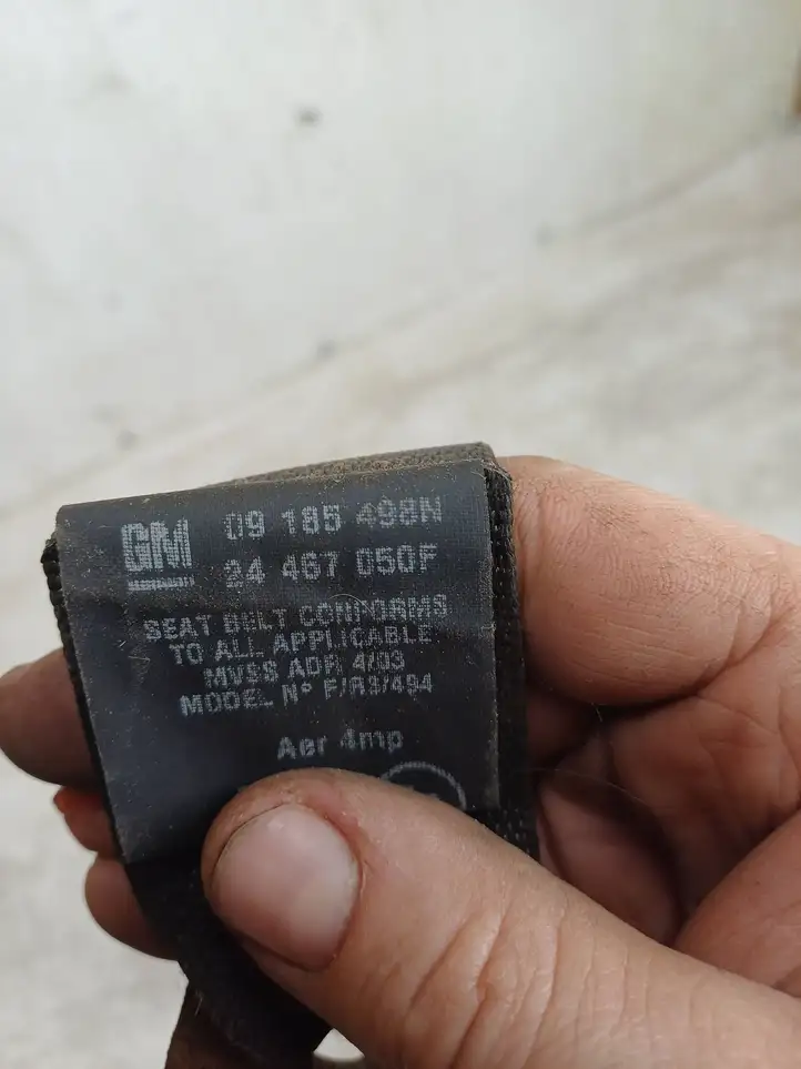 Opel Vectra C (2002 - 2005) 09185498N Задний ремень безопасности — фото 5