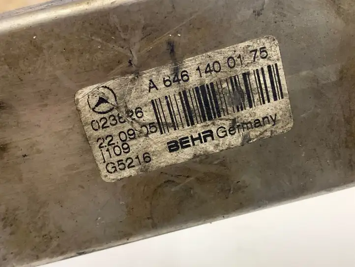 Mercedes-Benz E W211 (2002 - 2009) A6461400175 Охладитель клапана EGR — фото 3
