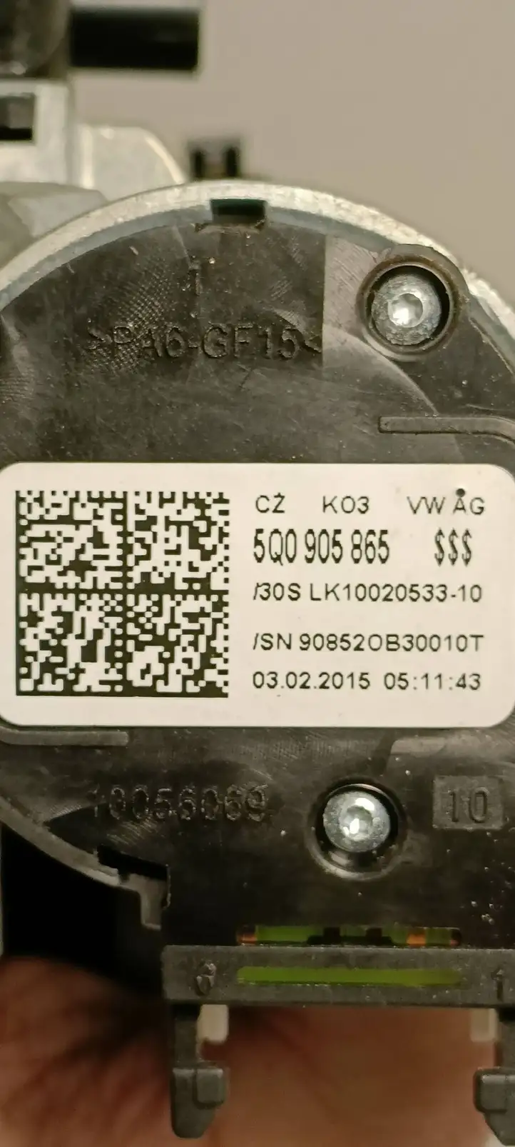 Skoda Octavia Mk3 (5E) (2013 - 2019) 5Q0905865 Контактная группа замка зажигания — фото 5