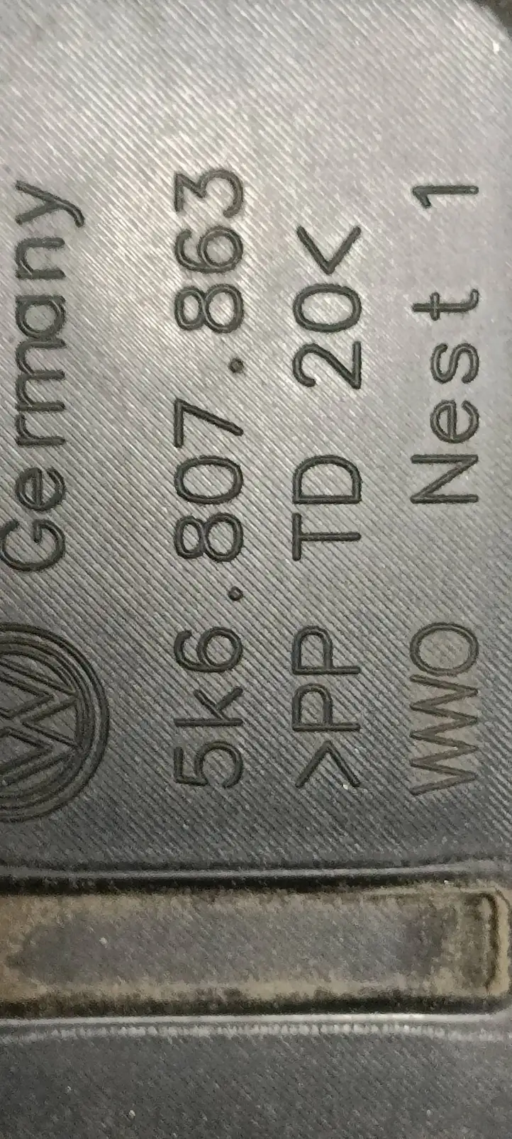 Volkswagen Golf VI (2009 - 2013) 5K6807863 Кронштейн заднего бампера — фото 4