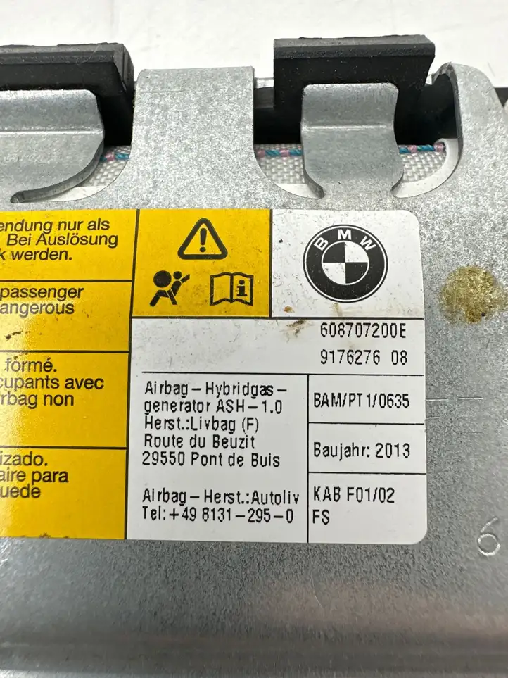 BMW 7 F01 (2008 - 2016) 9176276 Коленная подушка безопасности — фото 5