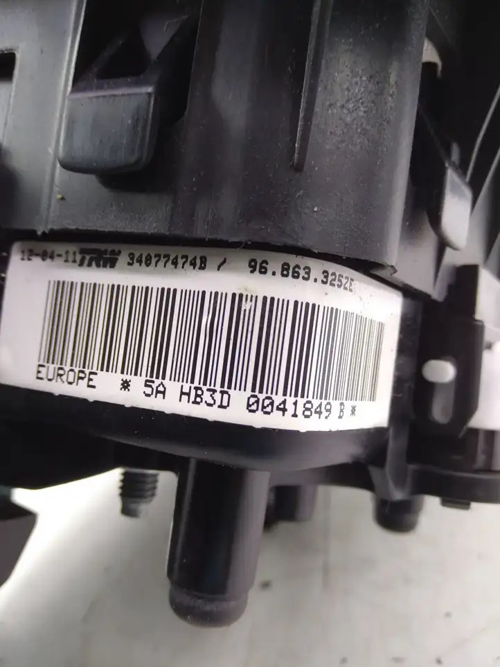 Peugeot 508 (2010 - 2014) 96863325ZE Подушка безопасности руля — фото 4