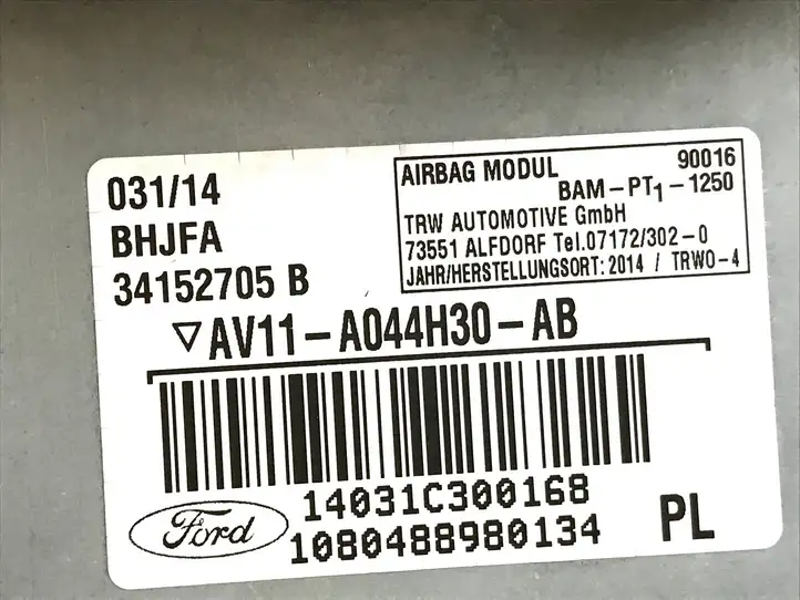 Ford B-MAX (2012 - 2018) AV11A044H30AB Подушка безопасности пассажира — фото 6