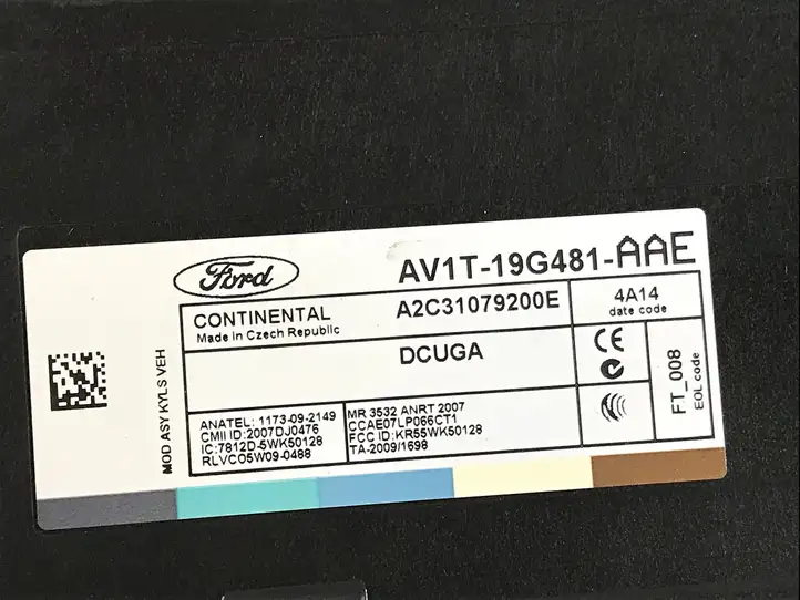 Ford B-MAX (2012 - 2018) AV1T19G481AAE Модуль комфорта — фото 3