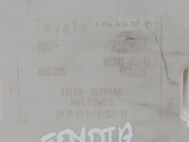 Toyota Avensis T250 (2006 - 2009) 8594005040 Реле стеклоочистителей — фото 2