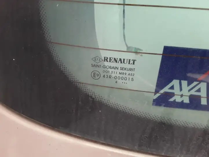 Renault Modus (2004 - 2007) 7751475523 Крышка багажника — фото 2