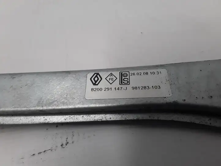 Renault Clio III (2005 - 2012)  8200291147 Механизм для электрического подъема окон передней двери (без двигателя)