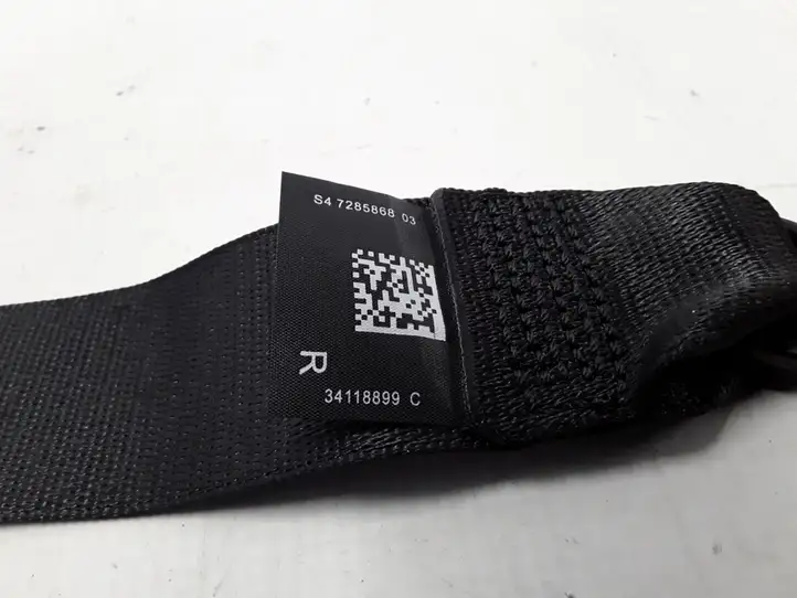 BMW 5 F10 F11 (2009 - 2016)  7285868 Задний ремень безопасности