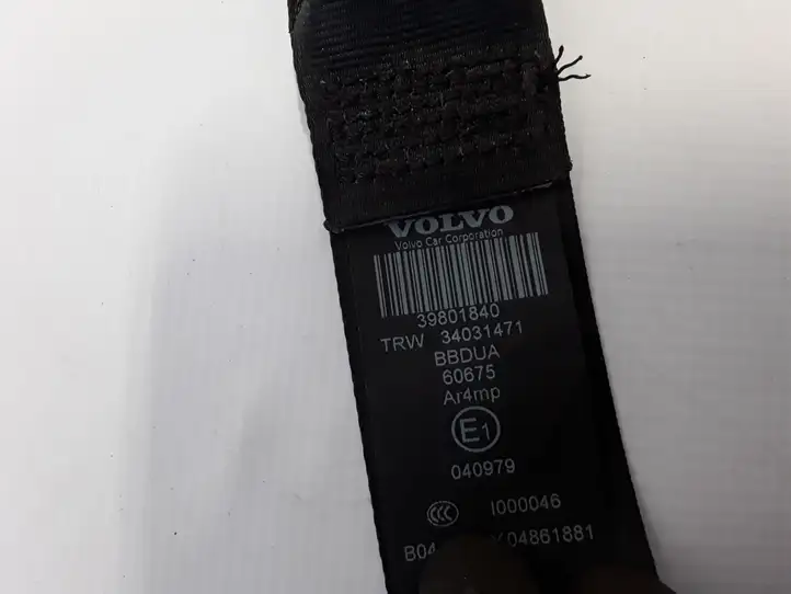 Volvo XC60 (2008 - 2013) 39801840 Задний ремень безопасности — фото 2