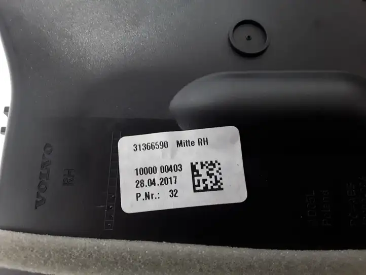 Volvo S90, V90 (2016 - 2020) 31366590 Боковой воздушный дефлектор — фото 2