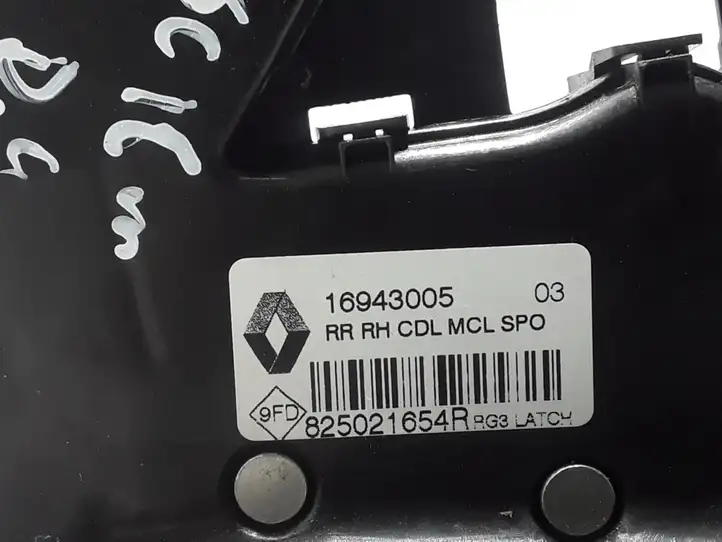 Renault Scenic IV - Grand scenic IV (2016 - ) 825021654R Замок задней двери — фото 3