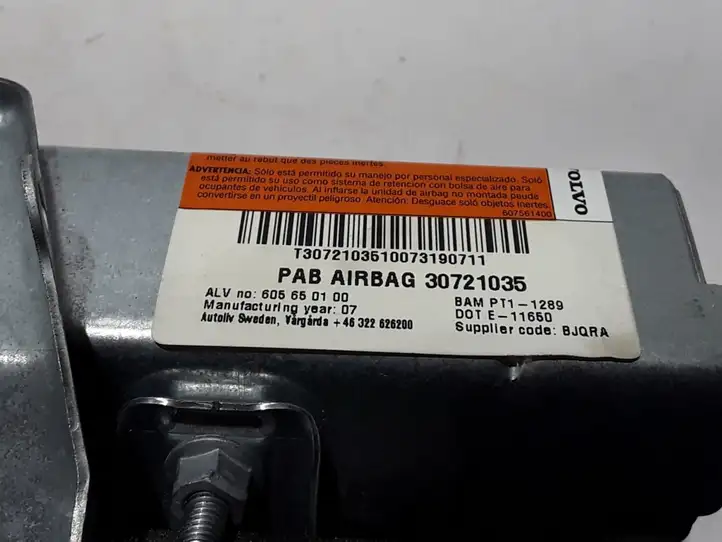 Volvo S80 (2006 - 2009) 30721035 Подушка безопасности пассажира — фото 2