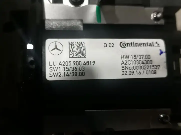 Mercedes-Benz C AMG W205 (2014 - ) A2059005915 Контроллер мультимедийной системы — фото 8