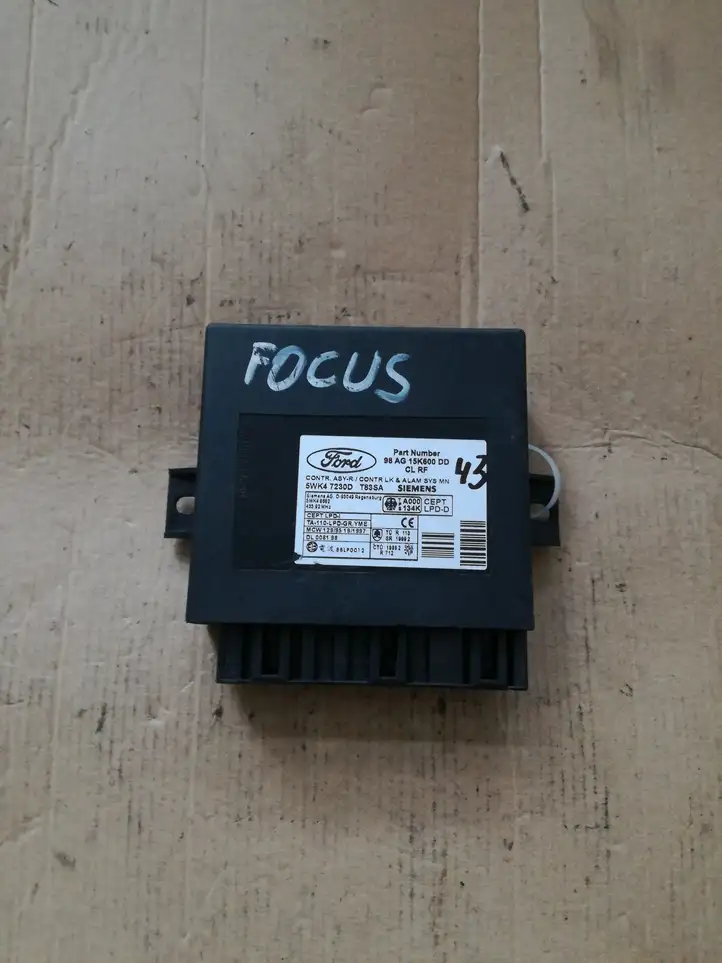 Ford Focus (1998 - 2004) 98AG15K600DD Модуль комфорта — фото 1