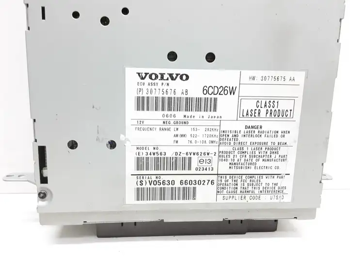 Volvo XC90 (2006 - 2014) 30775676AB Магнитола / мультимедийная система — фото 3