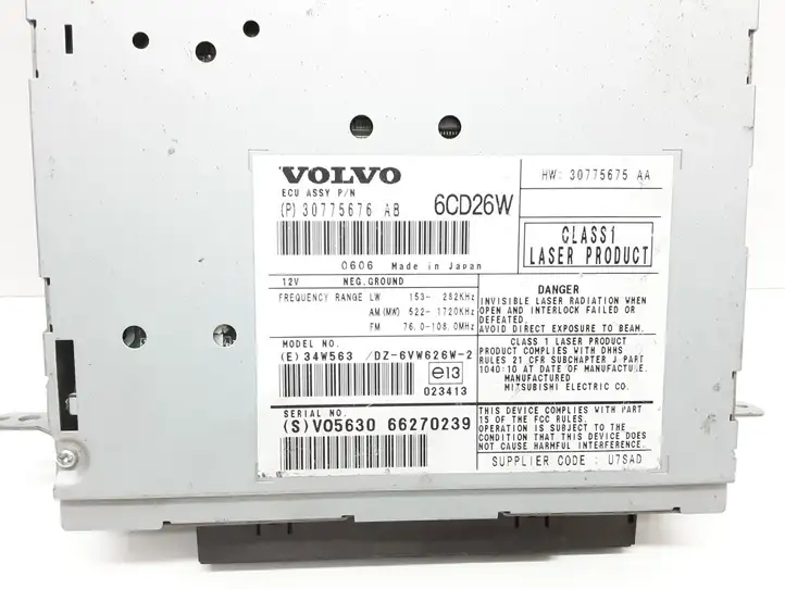 Volvo XC90 (2006 - 2014) 30775676AB Магнитола / мультимедийная система — фото 3