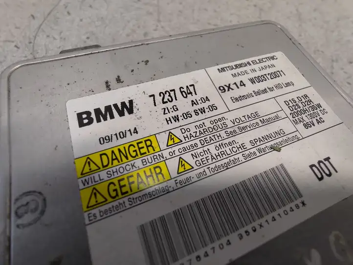 BMW 7 F01 (2008 - 2016) 7237647 Блок розжига ксенона — фото 2
