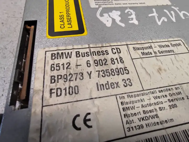 BMW 5 E39 (1996 - 2003) 65126902818 Магнитола / мультимедийная система — фото 4