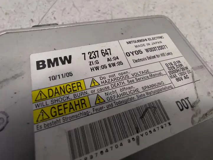 BMW 5 F10 F11 (2009 - 2016) 7237647 Блок розжига ксенона — фото 2