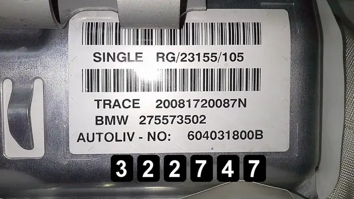 Mini One Cooper R57 (2007 - 2015) 275573502 Подушка безопасности пассажира — фото 3
