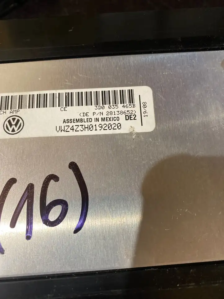 Volkswagen Phaeton (2008 - 2016) 3D0035465B Усилитель звука — фото 7