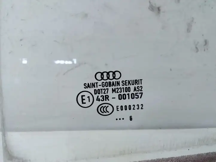 Audi A4 S4 B7 8E 8H (2004 - 2009) Стекло задней двери — фото 2