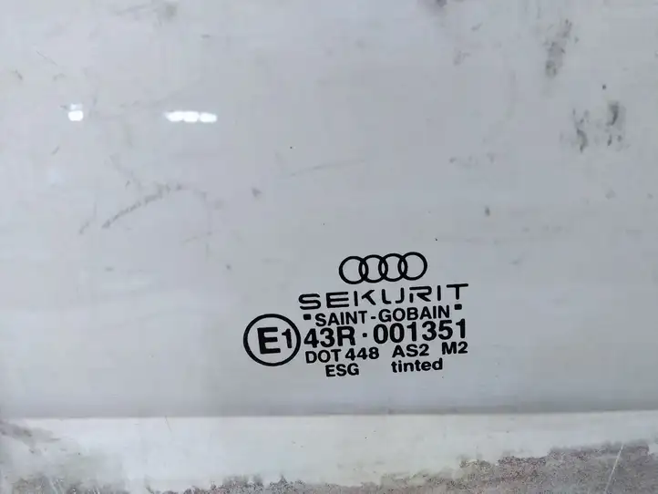 Audi A4 S4 B6 8E 8H (2000 - 2006) Стекло задней двери — фото 2