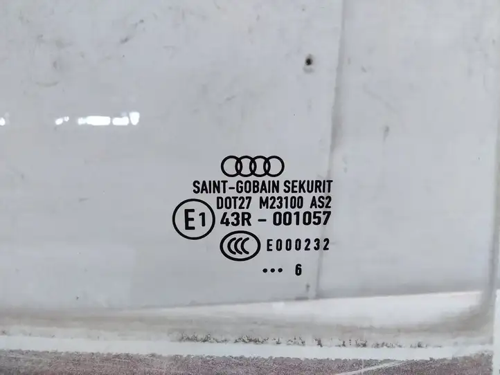 Audi A4 S4 B7 8E 8H (2004 - 2009) Стекло задней двери — фото 2