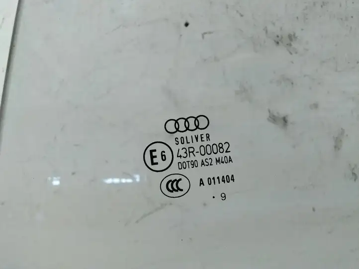Audi A5 8T 8F (2007 - 2011) Стекло задней двери — фото 2
